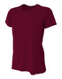 A4 Women's Cooling Performance Crew, Sizes 2XL-4XL (NW3201), Color 'Maroon'